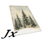 Jx Pine tree Xmas Rug