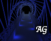 Blue Walking Tunnel