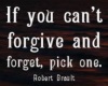 Forgive or forget