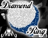 BLUE DIAMOND BIG RING