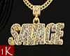 !1K Savage Gold Necklace