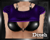 |Dix| Purple Strap Top