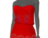 Boho Chic Red Dress