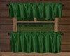 GREEN CAFE CURTAINS