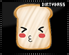 !B Kissie Toast Sticker