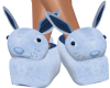 Blue Bunny Slippers