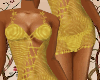 {L4}gold cute dress