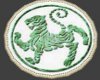 Green Tiger Round Rug