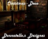 christmas deco bed