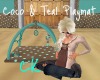 [CK]Coco & Teal Playmat