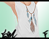 $EB feather necklace