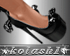 K*Sexy black shoes diamo