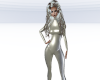 Silver catsuit