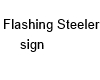 steeler flashing sign