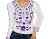 TF Purple Embroidery Top