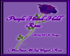 ~Purple Hand-Held Rose~