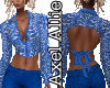 AA Blue Spring Crop Top