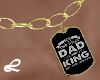 Dad & King Necklace