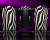 Purple and Black Zebra