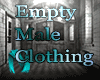"N" Empty Male Clothing