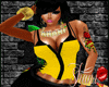 Yellow Zipper Bustier