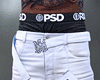 White Pants + Boxer+Belt