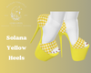 Solana Yellow Heels
