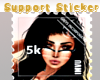 5K Support Stamp