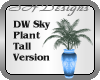 DW Tall Plant Sky Blue