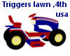 4th of July Lawn Mower