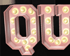 Queen Rose Gold Letters