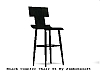 Black Counter Chair 01