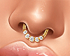 Icy Gold Septum Ring