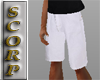 SCORP  White Shorts
