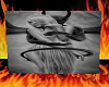 Devil w Lady Fire Background