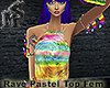 Rave Pastel Top Femme