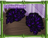 ;GP; Blk Purple Roses