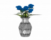 Blue Rose Bud & Vase