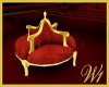 Red velvet Royal sofa