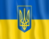 Flag Ukraine-hand