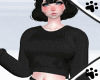 .M. Black Sweater+Net