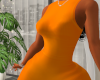Zoey Orange Dress