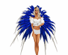 samba wings blue