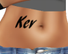 (AG)kev belly tattoo