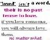 Loved isnt a word...
