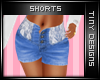 *T Lacey Shorts Blue