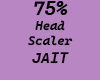 75% Head Scaler