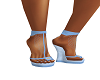 Sexy Summer Blue Wedge
