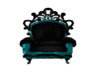Lovers Chair{Teal&Black}