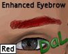 Enhanced Eyebrow Red